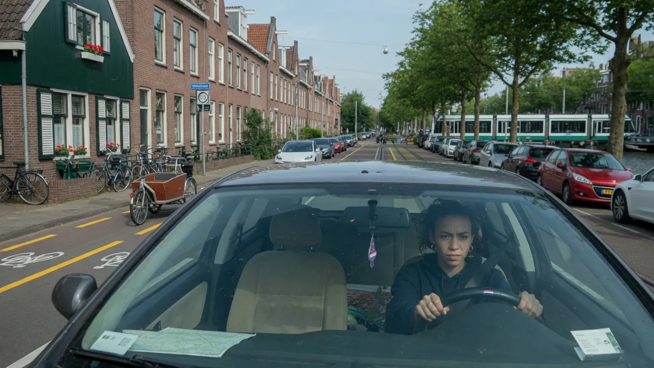 Leerling rijdt zelfstandig tijdens de opleiding